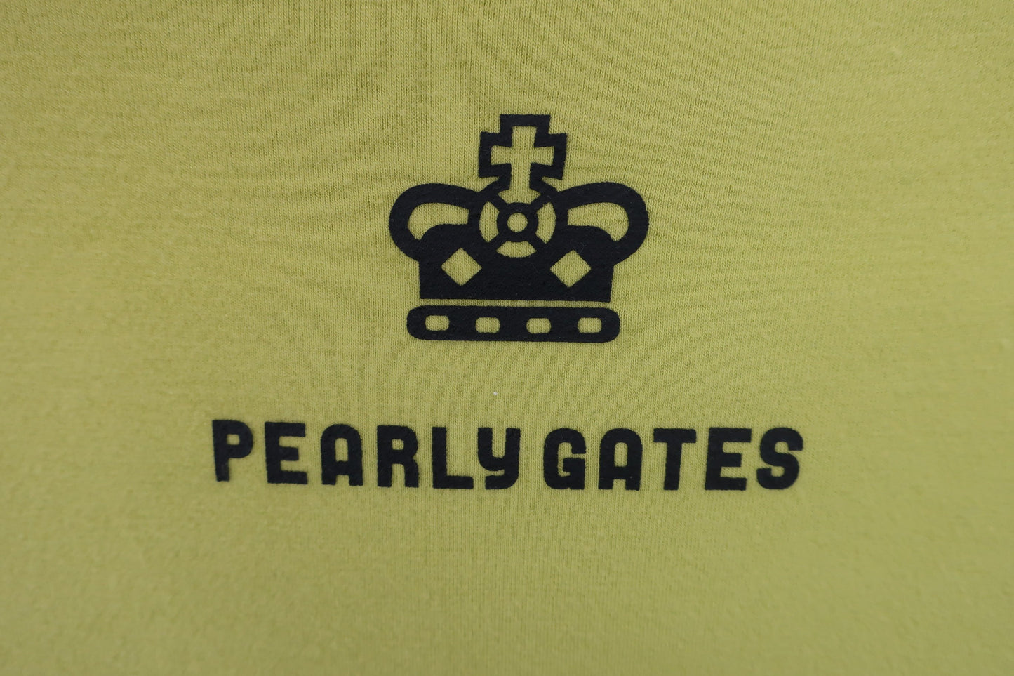 PEARLY GATES(パーリーゲイツ) 長袖モックネックシャツ 黄緑 メンズ 5 053-6166011 B-5