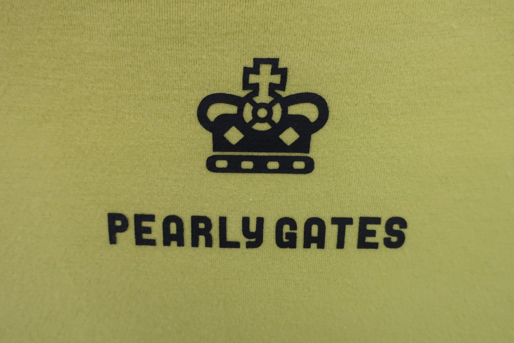 PEARLY GATES(パーリーゲイツ) 長袖モックネックシャツ 黄緑 メンズ 5 053-6166011 B-5