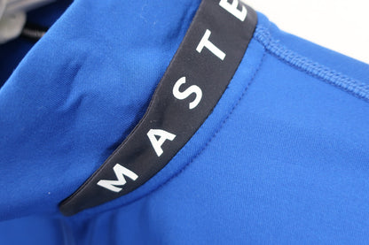 MASTER BUNNY EDITION(マスターバニーエディション) 長袖ハーフジップシャツ 青 メンズ 6 758-0266003 A-3