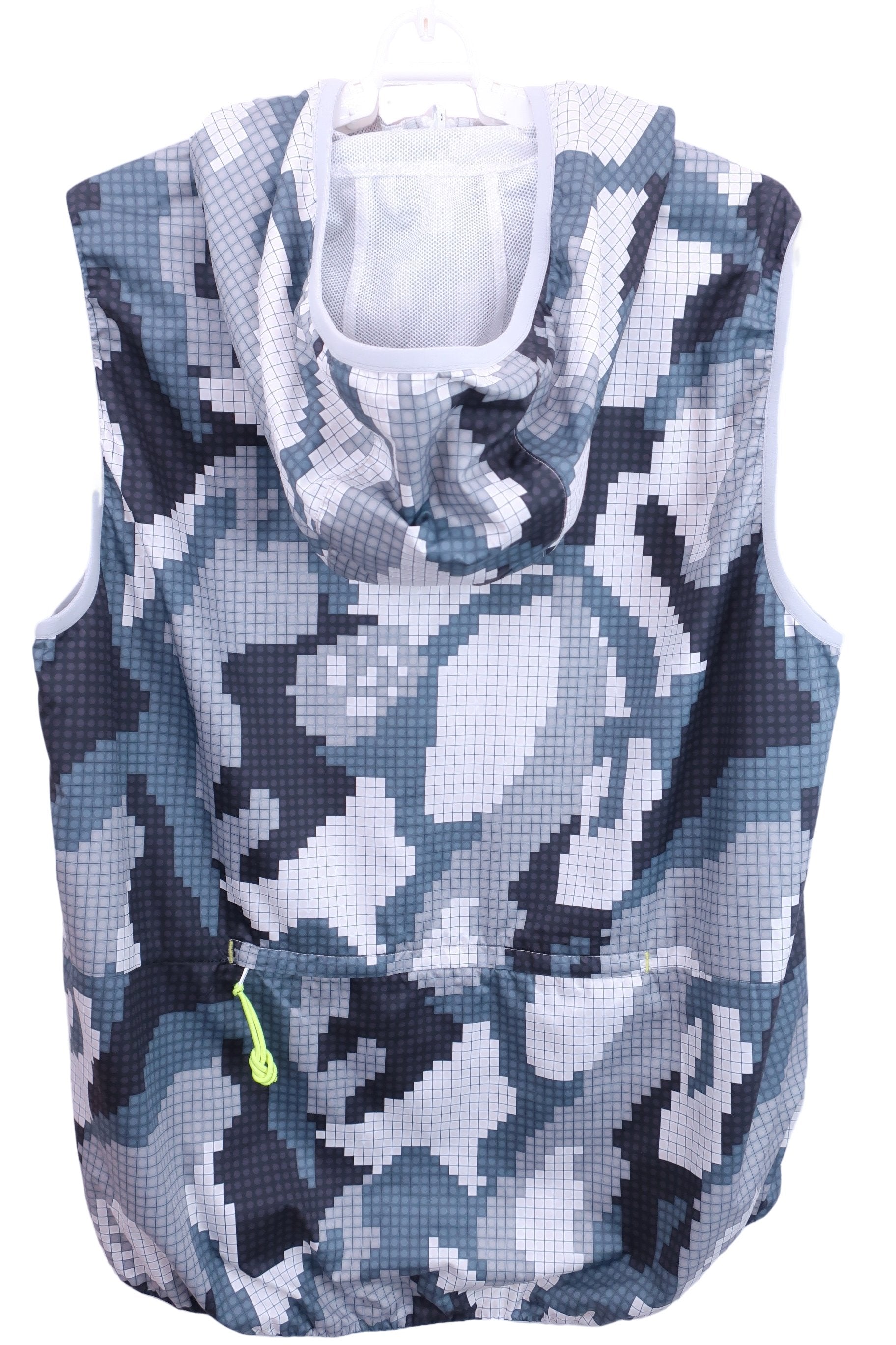 MARK&LONA(マークアンドロナ) リバーシブルベスト 白グレー黒総柄 メンズ 48 MLM-OA-AD05 A-2