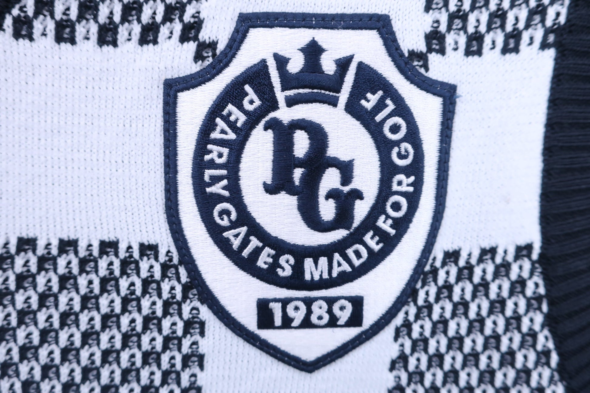 PEARLY GATES(パーリーゲイツ) ベスト 白黒 メンズ 4 053-9173201 B-2