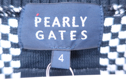 PEARLY GATES(パーリーゲイツ) ベスト 白黒 メンズ 4 053-9173201 B-4