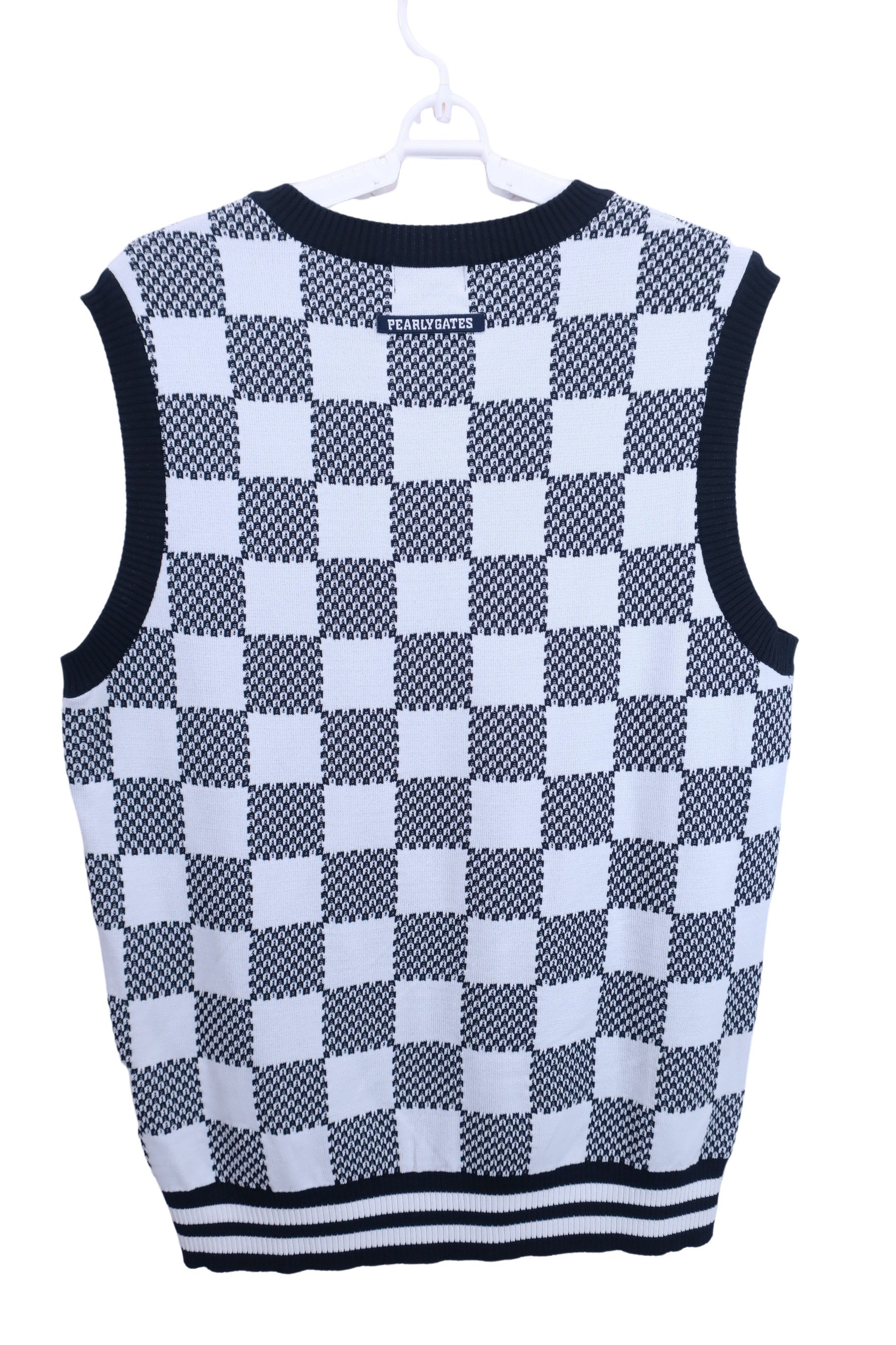 PEARLY GATES(パーリーゲイツ) ベスト 白黒 メンズ 4 053-9173201 B-5