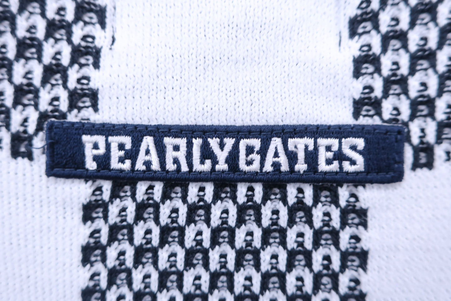 PEARLY GATES(パーリーゲイツ) ベスト 白黒 メンズ 4 053-9173201 B-6