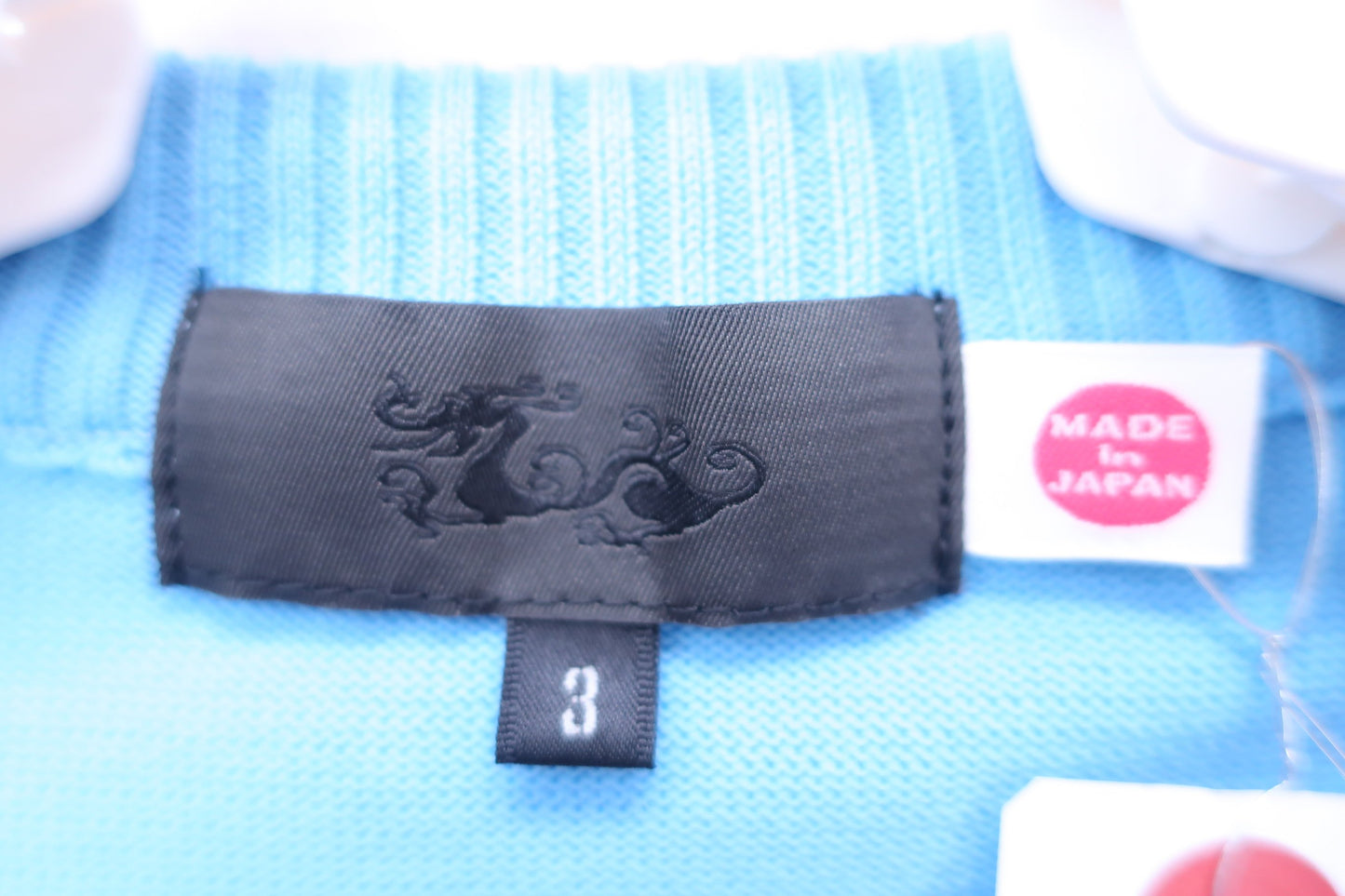 Dance With Dragon(ダンスウィズドラゴン) ベスト 水色白 メンズ 3 D1-642700 A-3