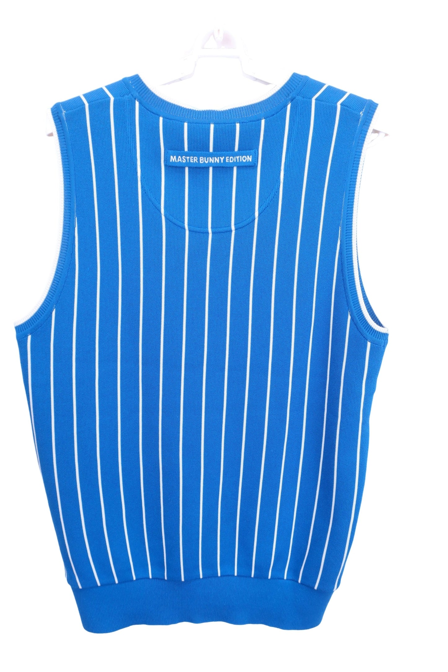 MASTER BUNNY EDITION(マスターバニーエディション) ベスト 青白ストライプ メンズ 5 158-6173301 A-2