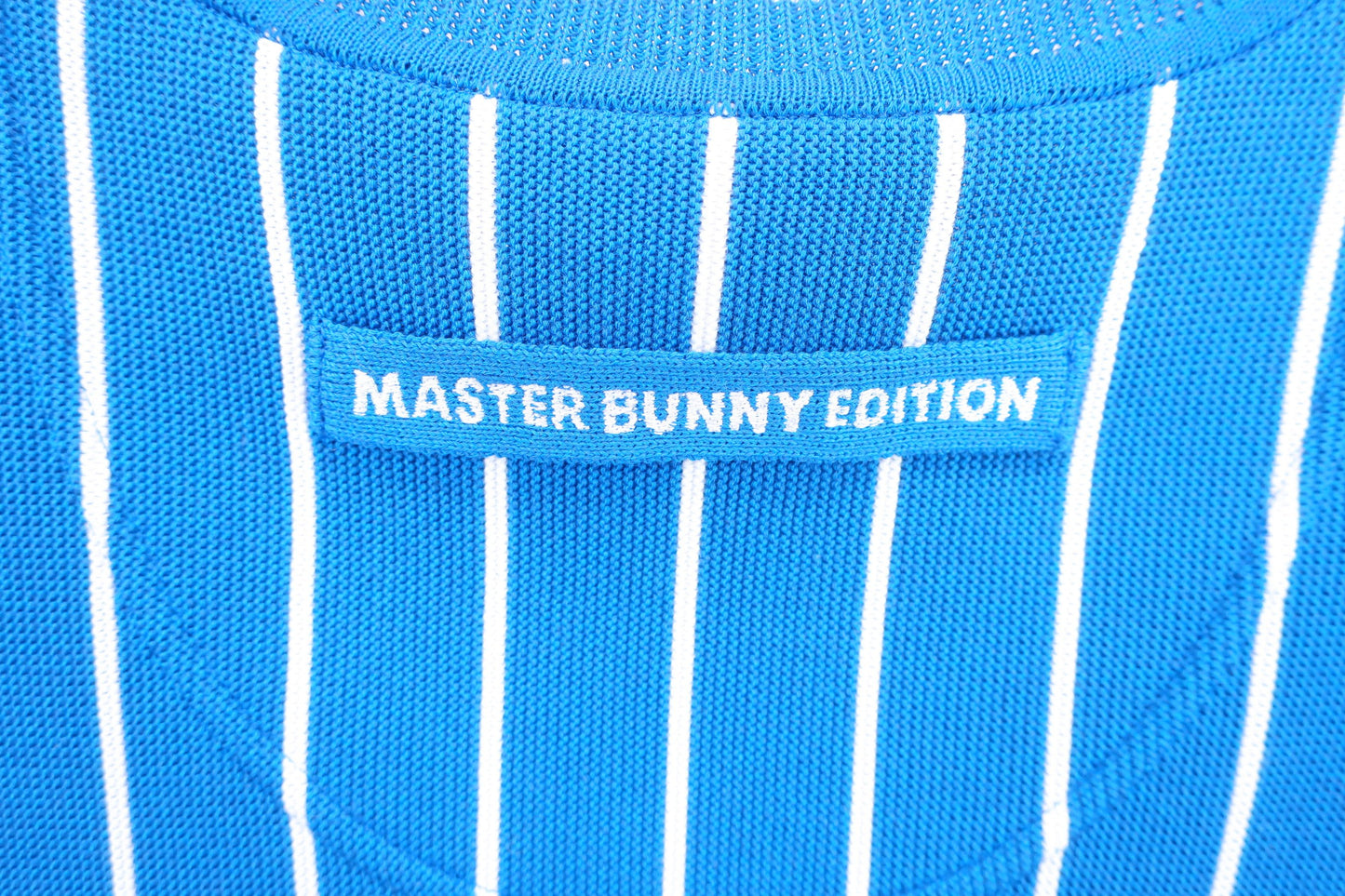 MASTER BUNNY EDITION(マスターバニーエディション) ベスト 青白ストライプ メンズ 5 158-6173301 A-3