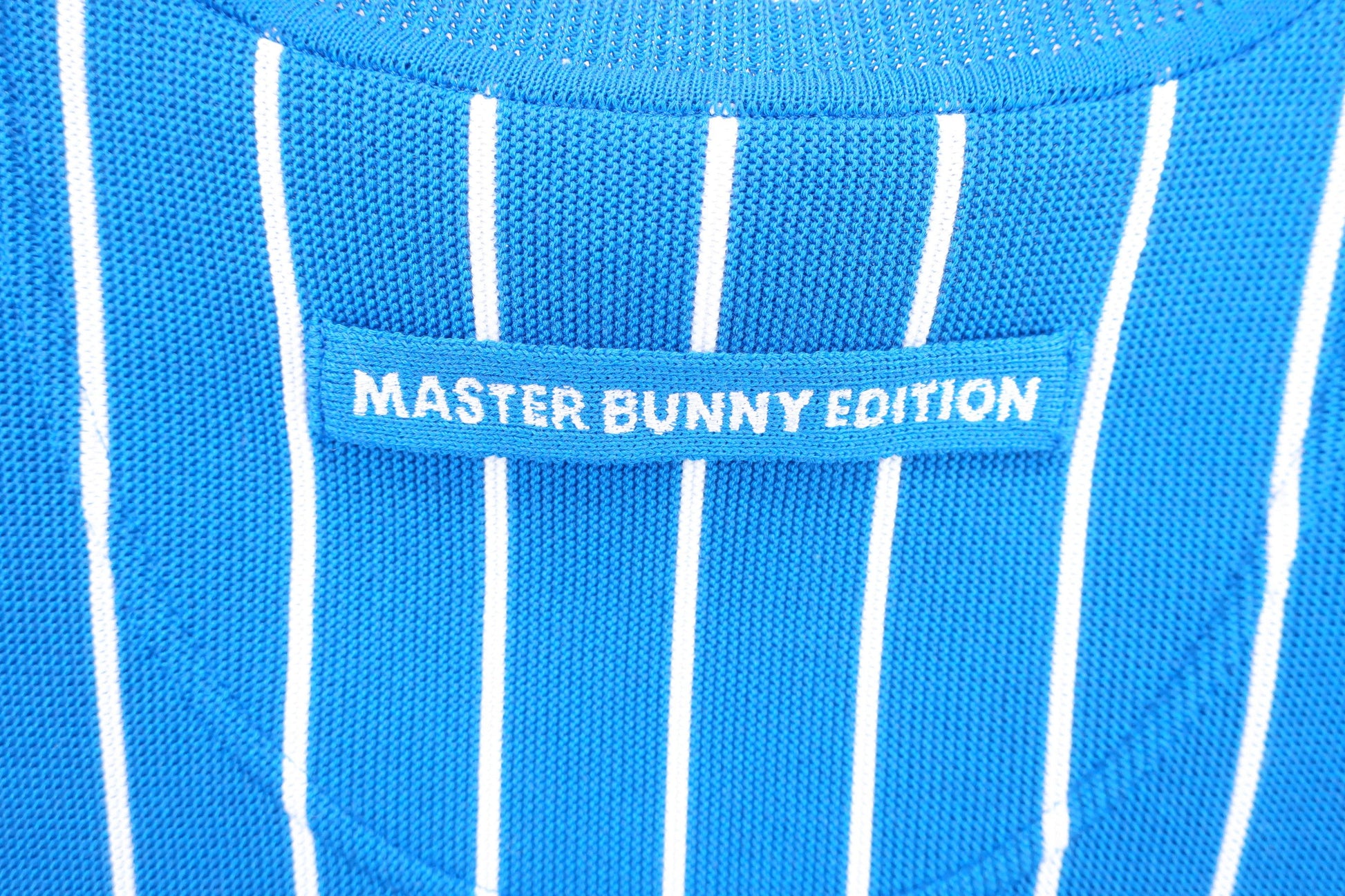 MASTER BUNNY EDITION(マスターバニーエディション) ベスト 青白ストライプ メンズ 5 158-6173301 A-3