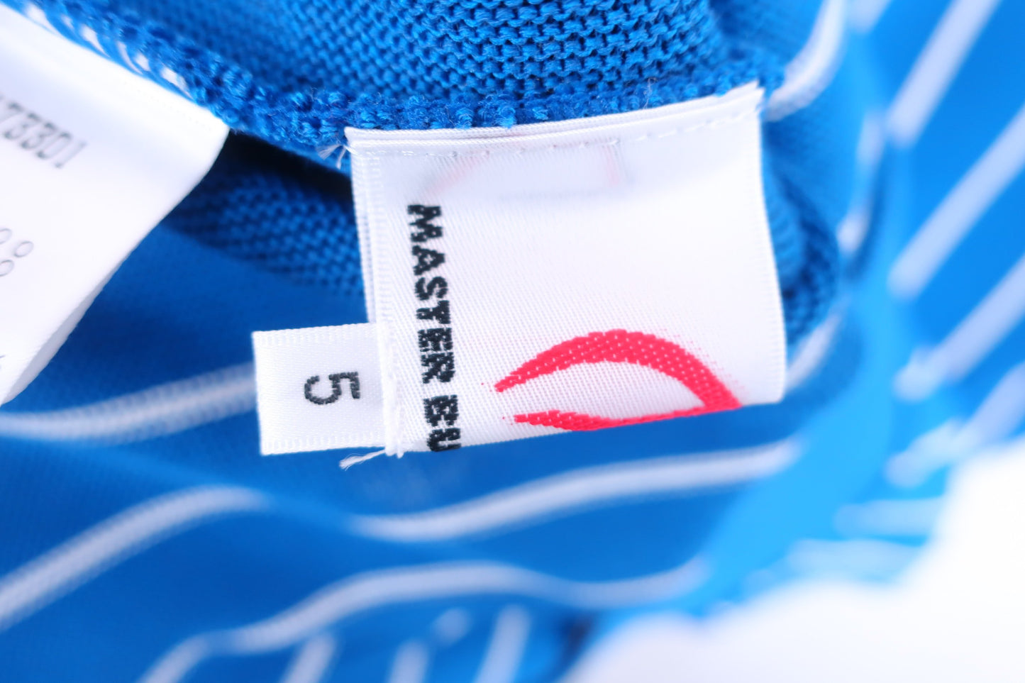 MASTER BUNNY EDITION(マスターバニーエディション) ベスト 青白ストライプ メンズ 5 158-6173301 A-4