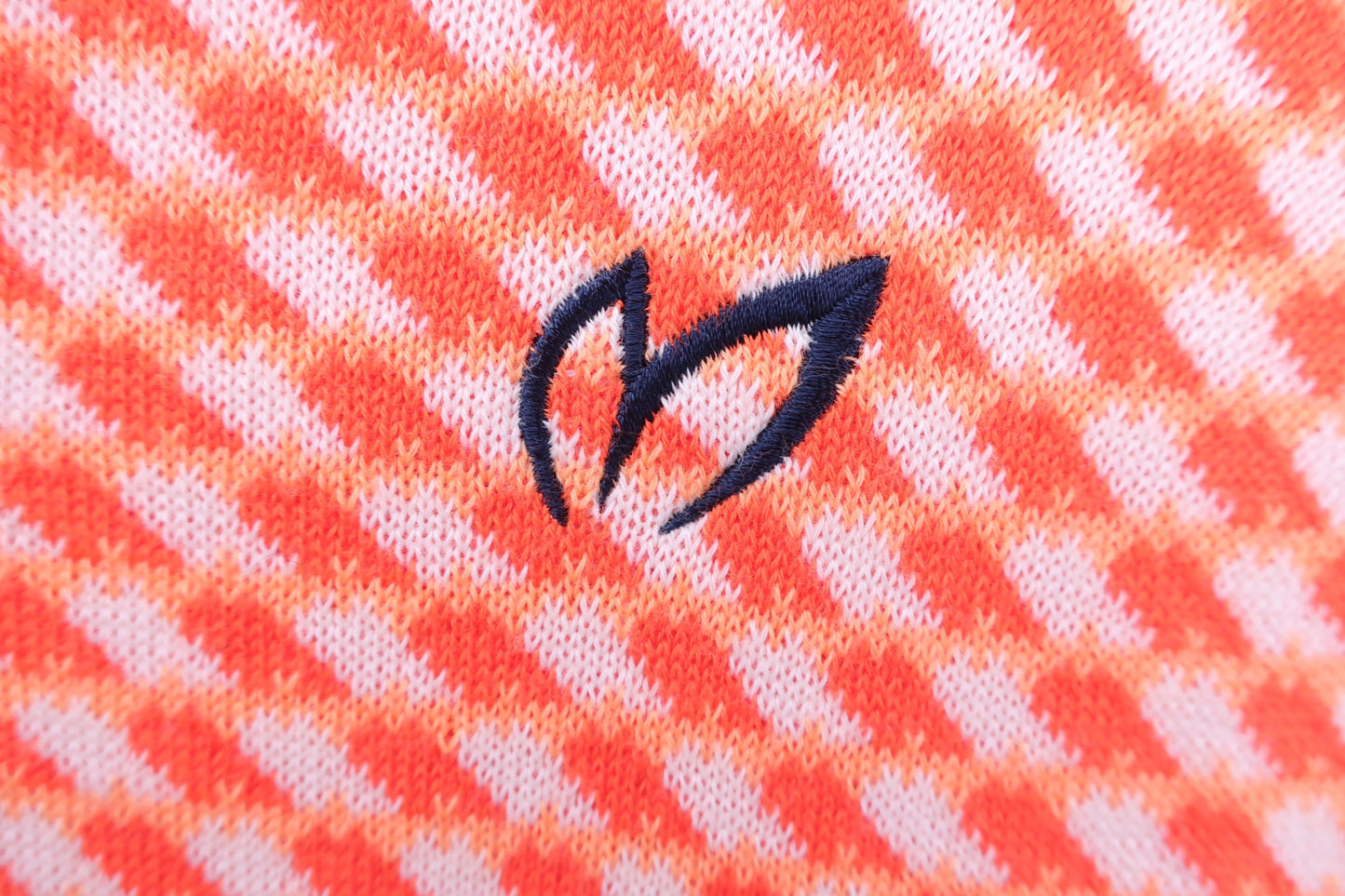 MASTER BUNNY EDITION(マスターバニーエディション) ベスト オレンジ千鳥格子柄 メンズ 4 158-7173303 A-2