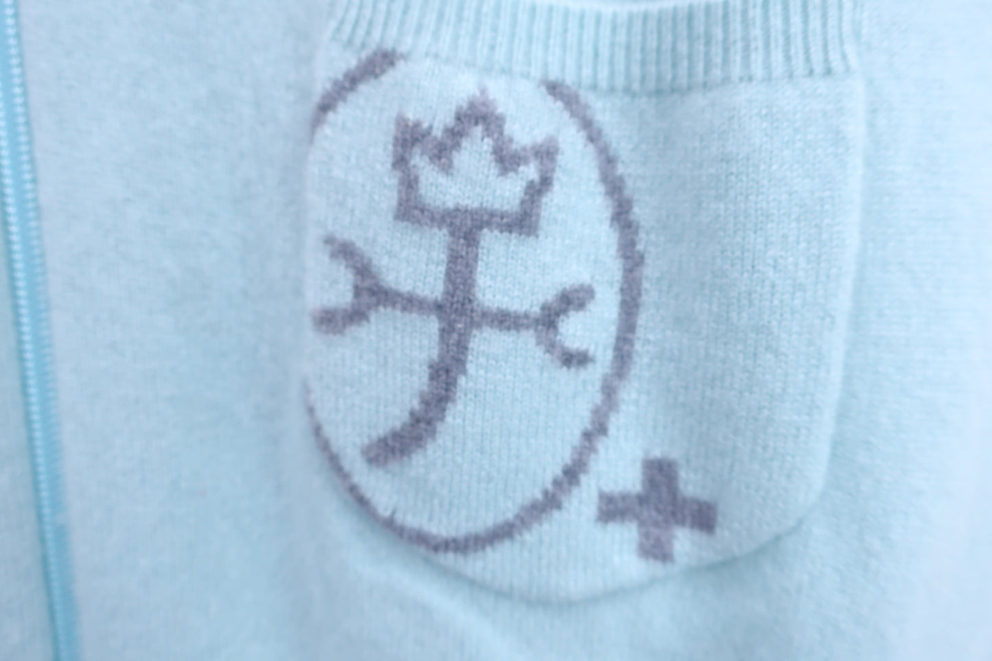 CASTELBAJAC(カステルバジャック) ジップアップベスト 薄緑 メンズ 46 A-2