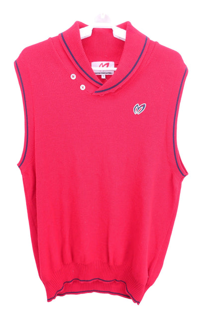 MASTER BUNNY EDITION(マスターバニーエディション) ベスト 赤 メンズ 6 158-5273905 A-1