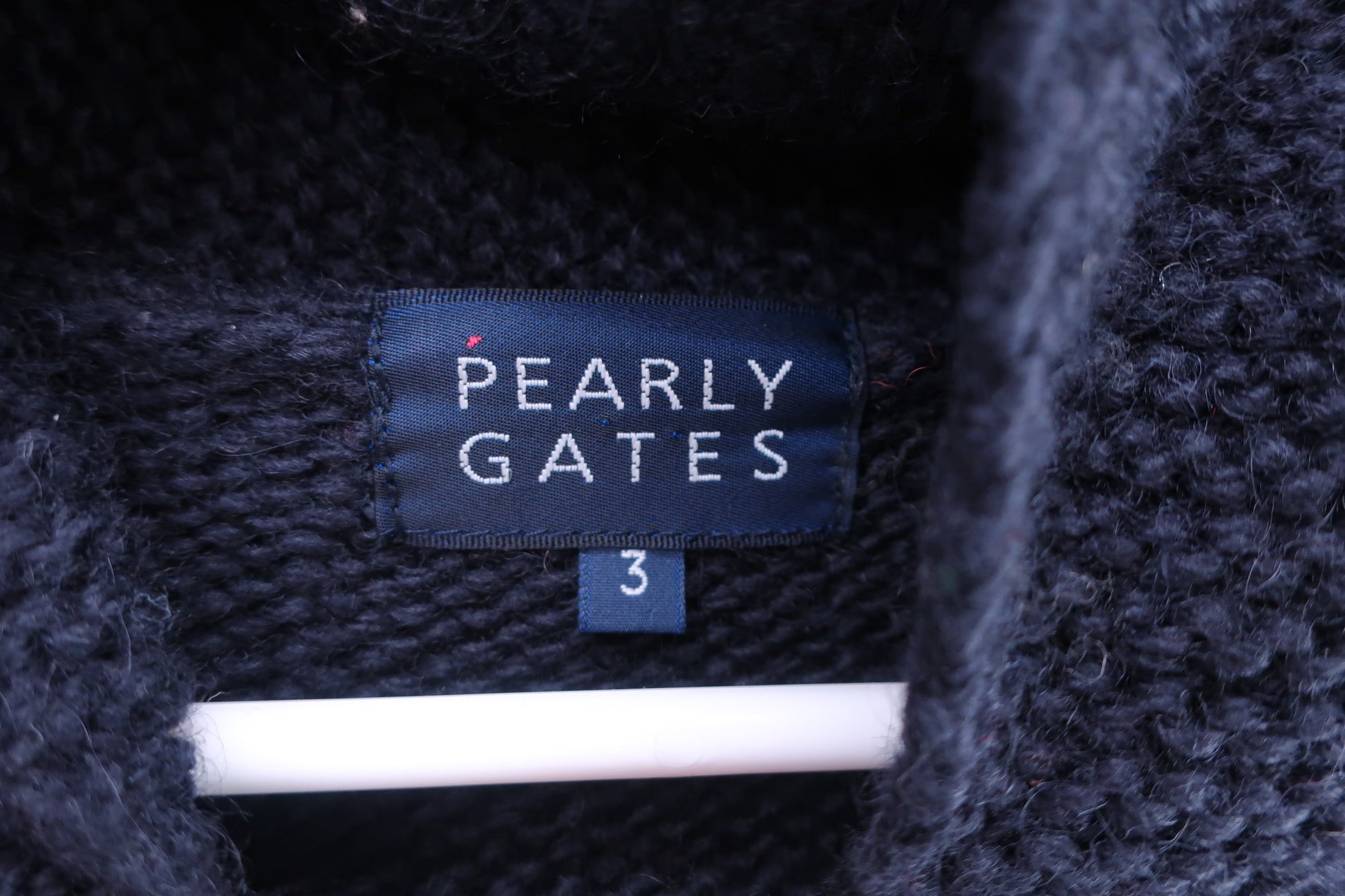 PEARLY GATES(パーリーゲイツ) ジップアップセーター ネイビー メンズ 3 053-270299 B-2