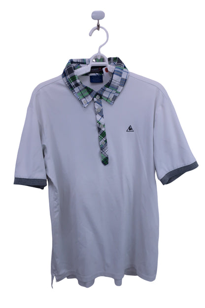 le coq sportif(ルコックスポルティフ) ポロシャツ 白 メンズ LL A-1