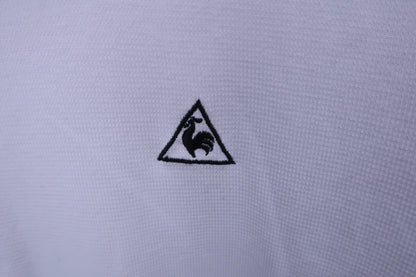le coq sportif(ルコックスポルティフ) ポロシャツ 白 メンズ LL A-3