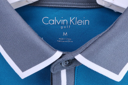 Calvin Klein golf(カルバンクラインゴルフ) ポロシャツ 青系 メンズ M A-3
