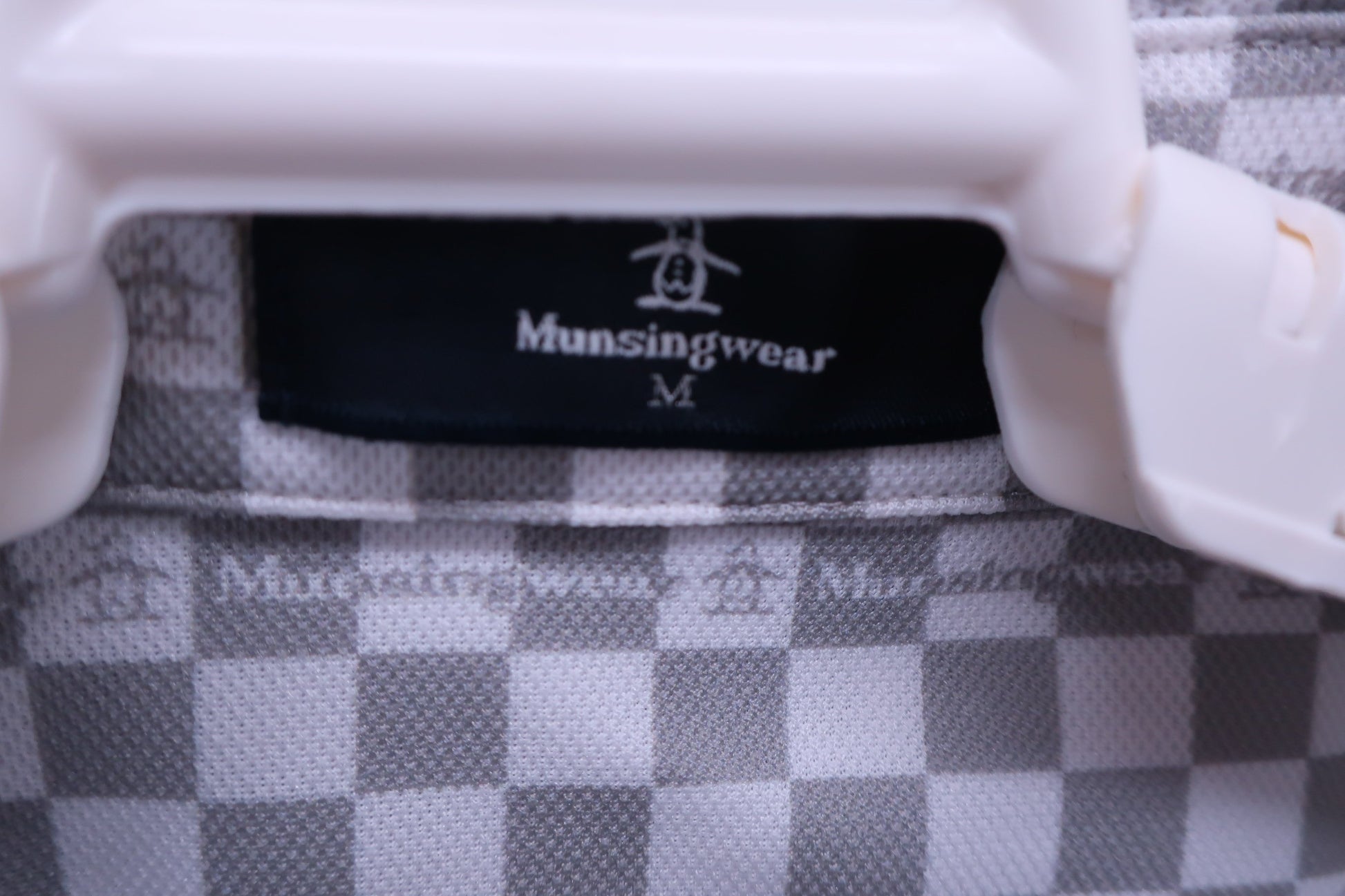 Munsingwear(マンシングウェア) ポロシャツ 白グレー メンズ M A-3