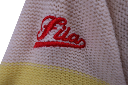 FILA GOLF(フィラゴルフ) ニットパーカー 白 レディース L B-6