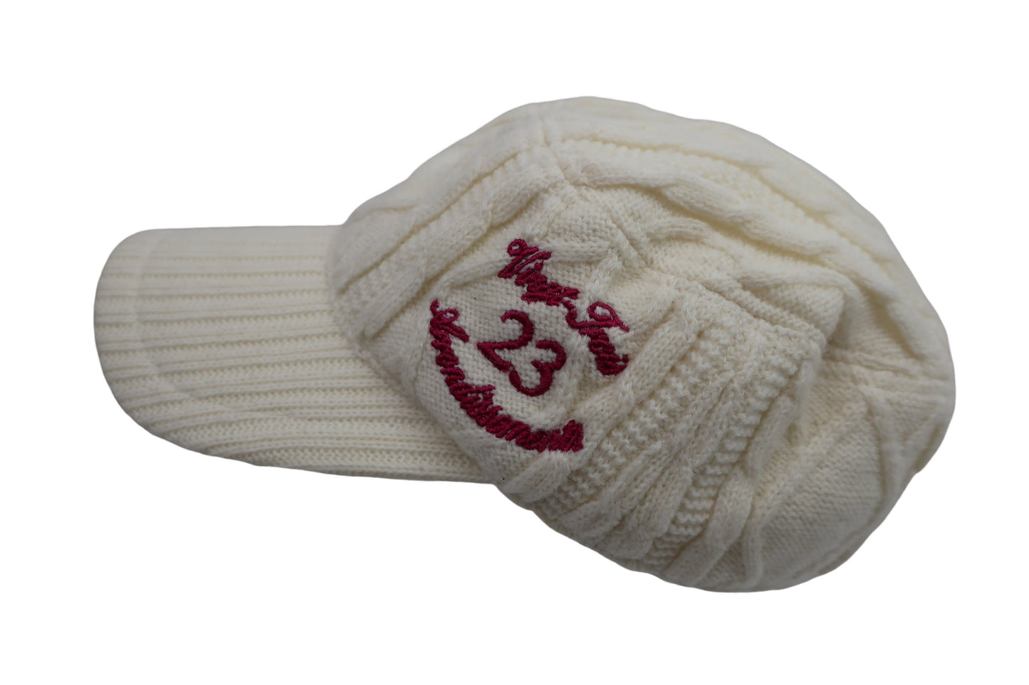 23区 SPORT(23区スポーツ) ニットキャスケット 白 レディース フリーサイズ B-2