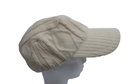 23区 SPORT(23区スポーツ) ニットキャスケット 白 レディース フリーサイズ B-4