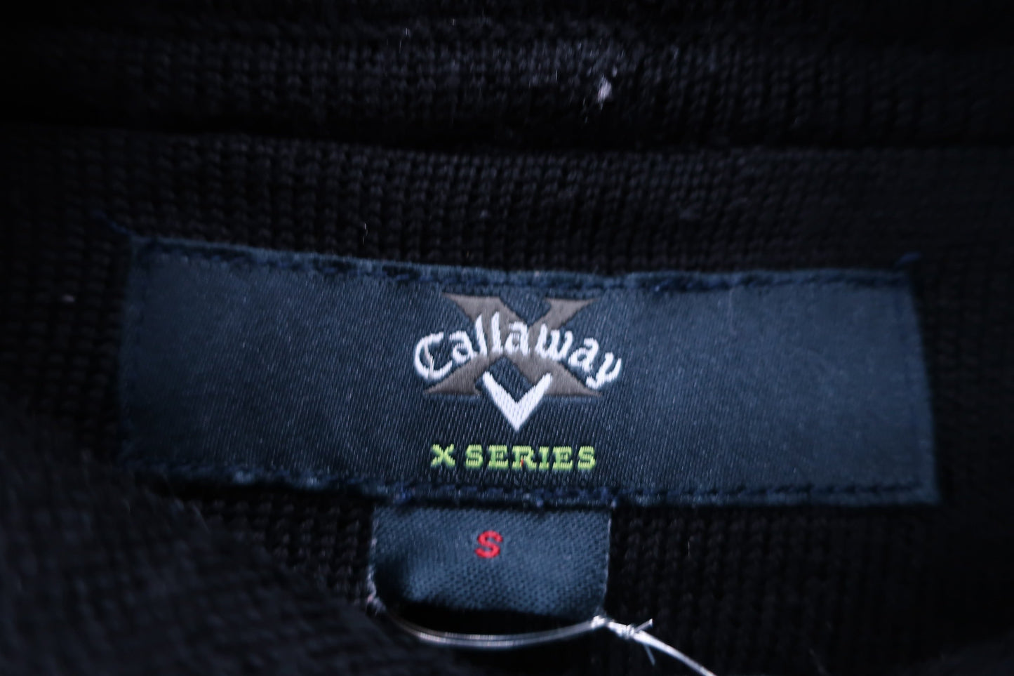 Callaway(キャロウェイ) ニットパーカー 黒水玉柄 レディース S B-2