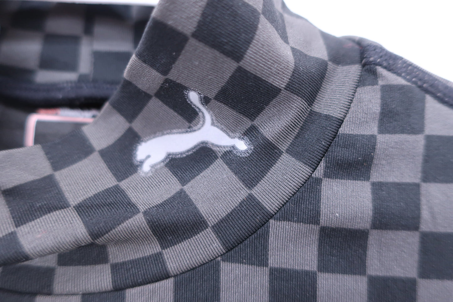 PUMA GOLF(プーマゴルフ) ハイネックシャツ 黒グレー レディース S B-3