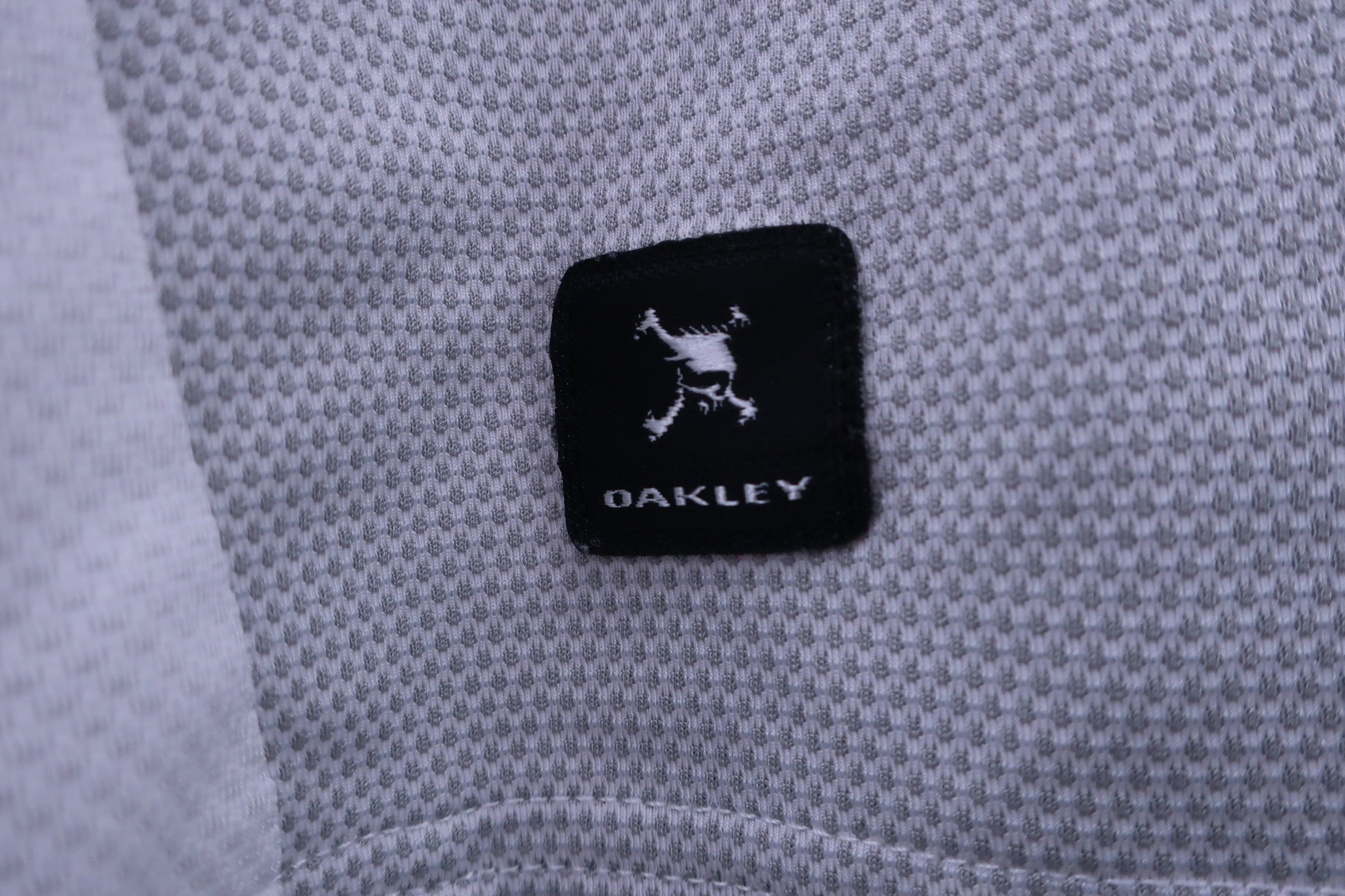OAKLEY(オークリー) ポロシャツ 白グレー メンズ XL A-4