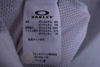 OAKLEY(オークリー) ポロシャツ 白グレー メンズ XL A-7