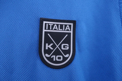 Kappa(カッパ) 半袖ハーフジップシャツ 青 メンズ 3L B-2