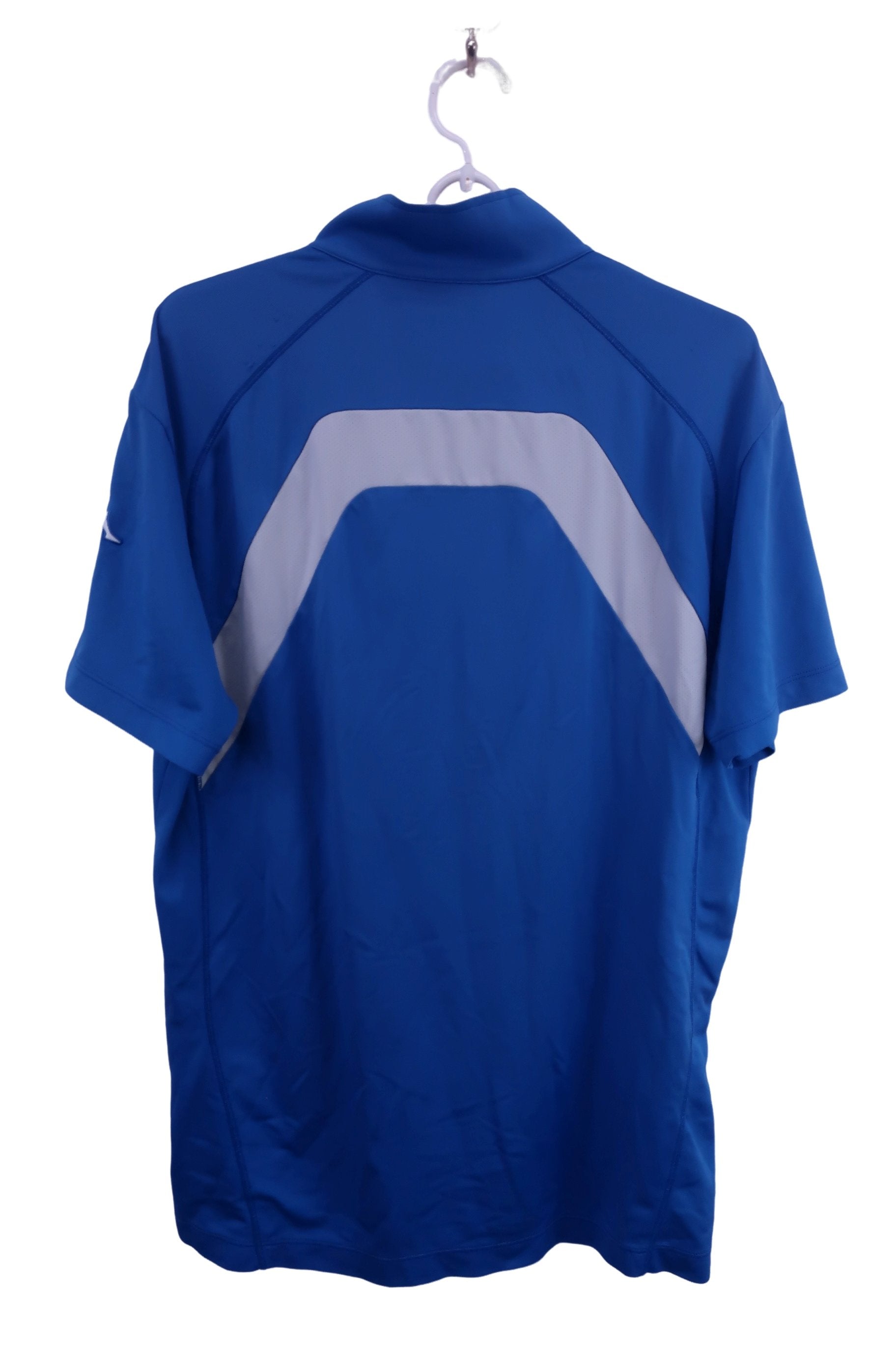 Kappa(カッパ) 半袖ハーフジップシャツ 青 メンズ 3L B-4