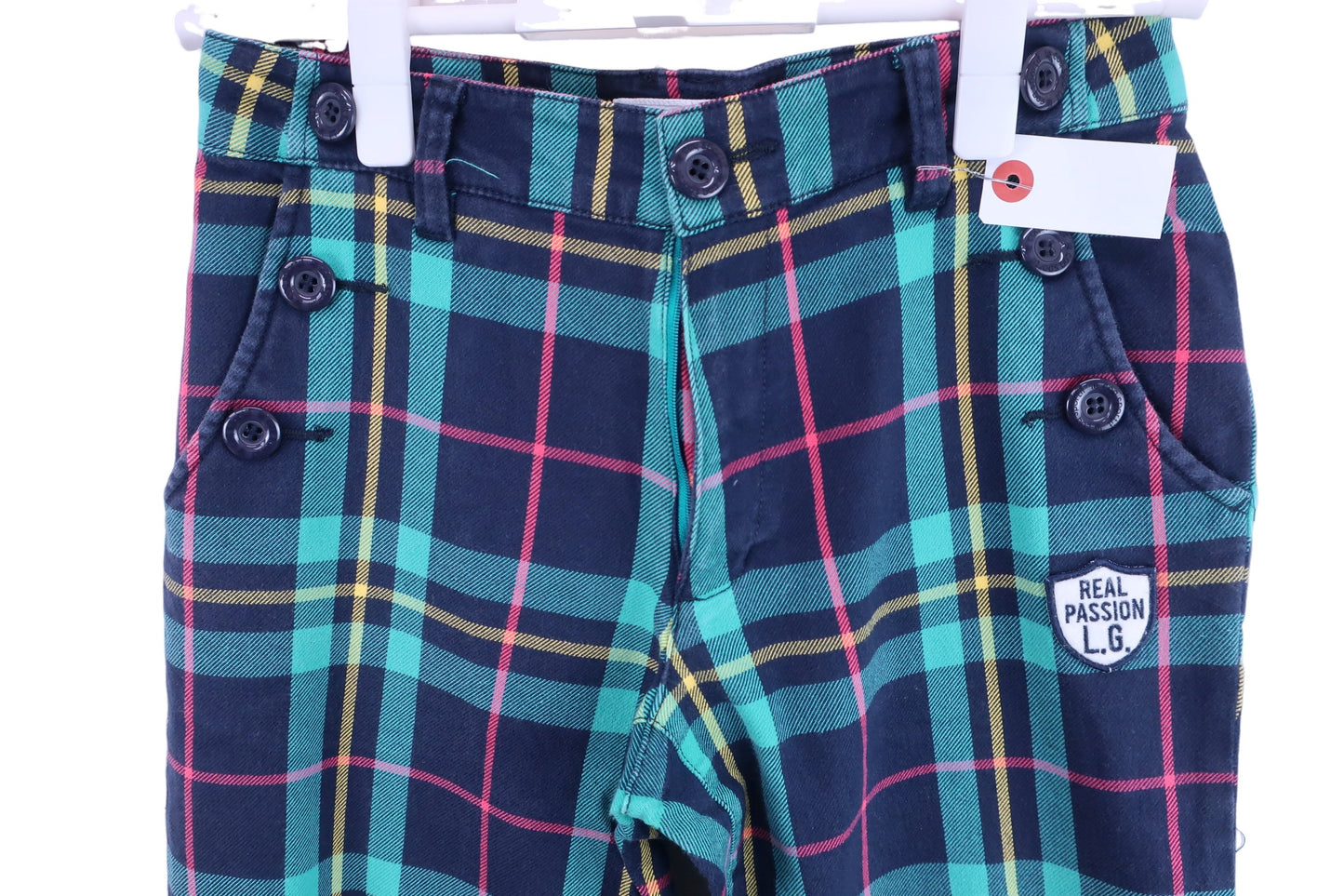 le coq sportif(ルコックスポルティフ) パンツ 緑チェック レディース 7 A-2