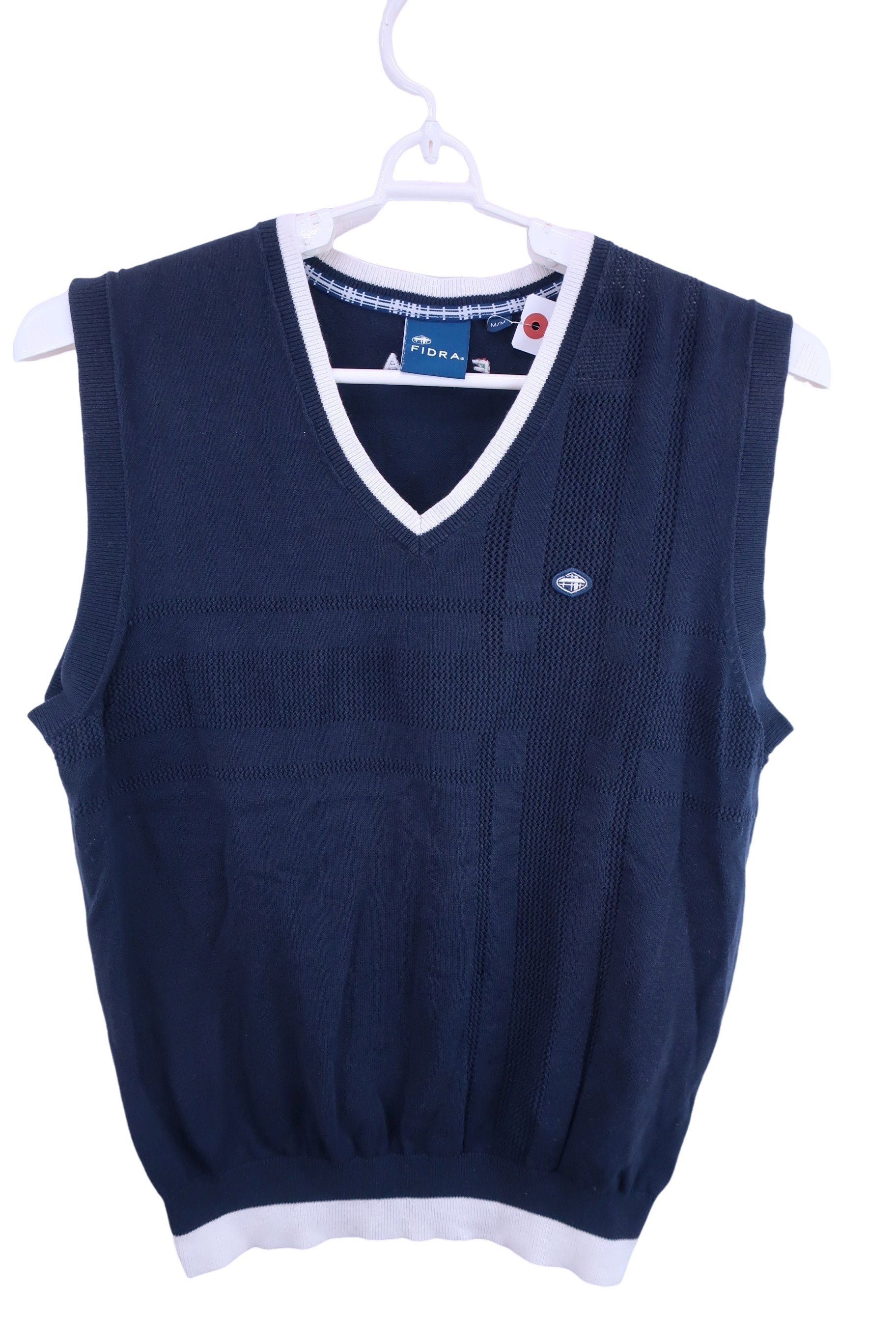 FIDRA(フィドラ) ニットベスト ネイビー メンズ M B-1