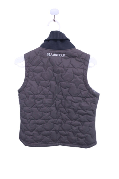 BEAMS GOLF(ビームスゴルフ) ダウンベスト グレー レディース S A-4