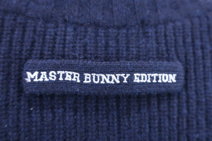 MASTER BUNNY EDITION(マスターバニーエディション) ハーフジップニットセーター ネイビー レディース 0 159-8270004 A-6