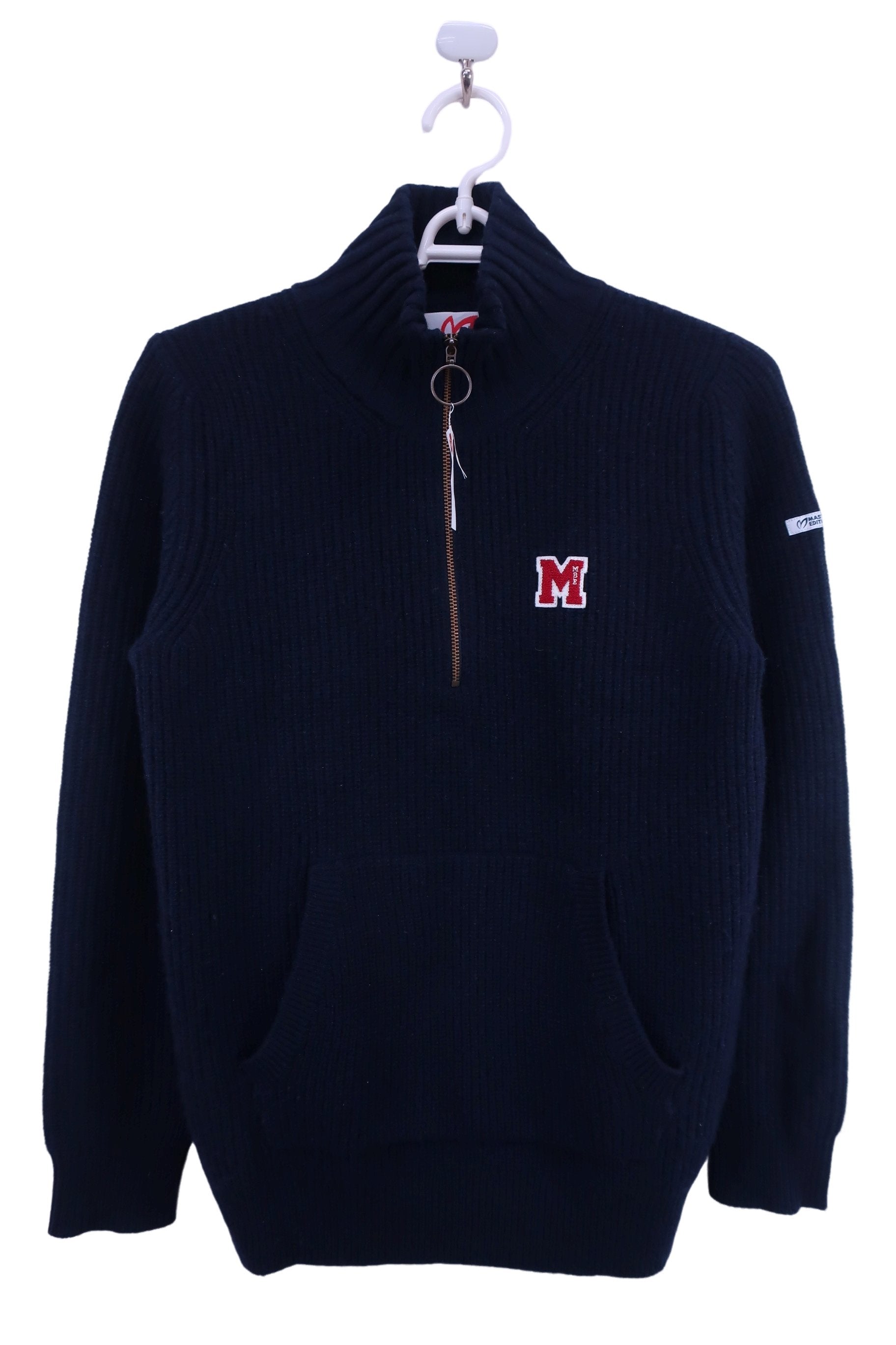 MASTER BUNNY EDITION(マスターバニーエディション) ハーフジップニットセーター ネイビー レディース 0 159-8270004 A-1