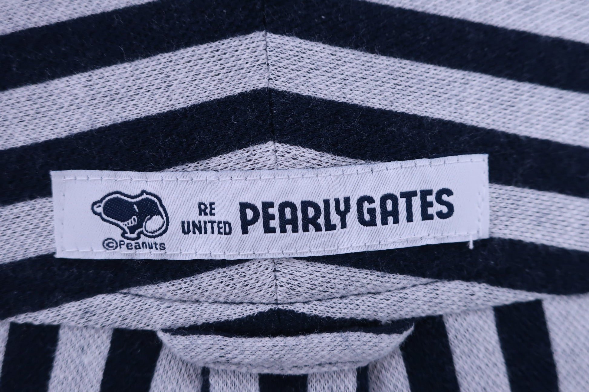 PEARLY GATES(パーリーゲイツ) 長袖ポロシャツ グレーネイビーストライプ レディース 0 055-8261906 A-6