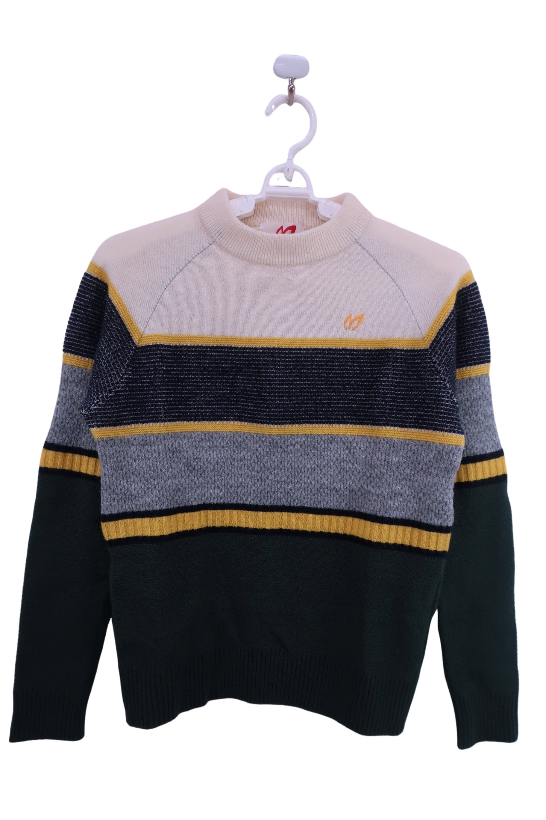 MASTER BUNNY EDITION(マスターバニーエディション) セーター 白グレーボーダー レディース 0 159-8270106 A-1