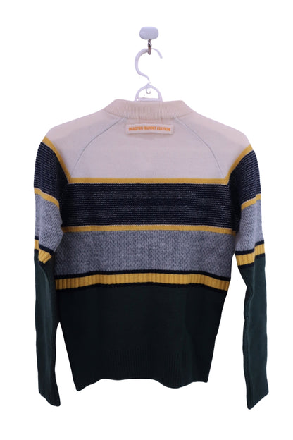 MASTER BUNNY EDITION(マスターバニーエディション) セーター 白グレーボーダー レディース 0 159-8270106 A-4