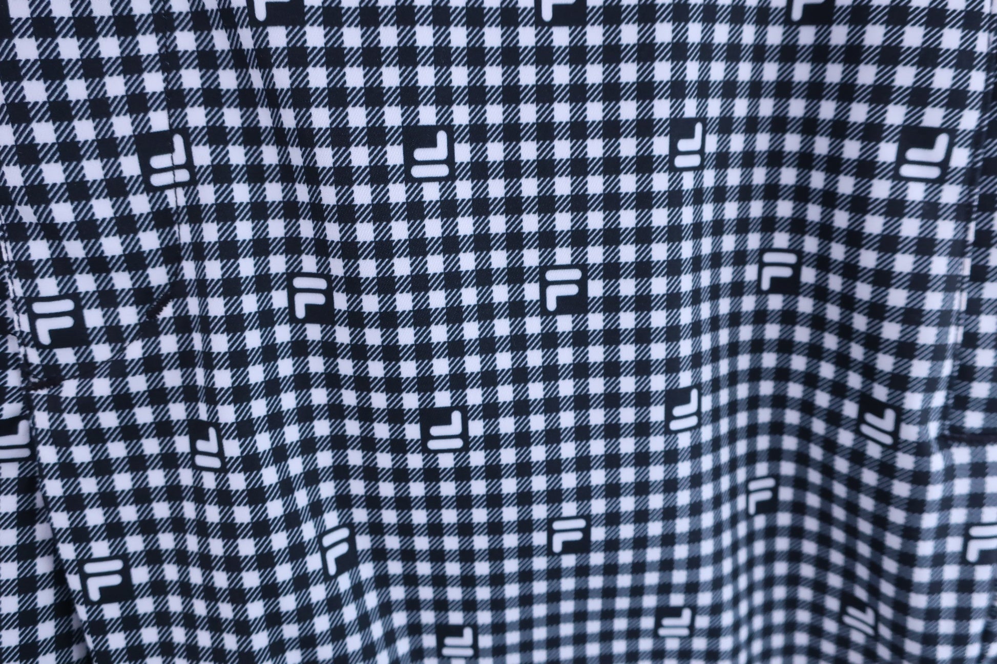 FILA GOLF(フィラゴルフ) パンツ 白黒チェック メンズ 86 A-3