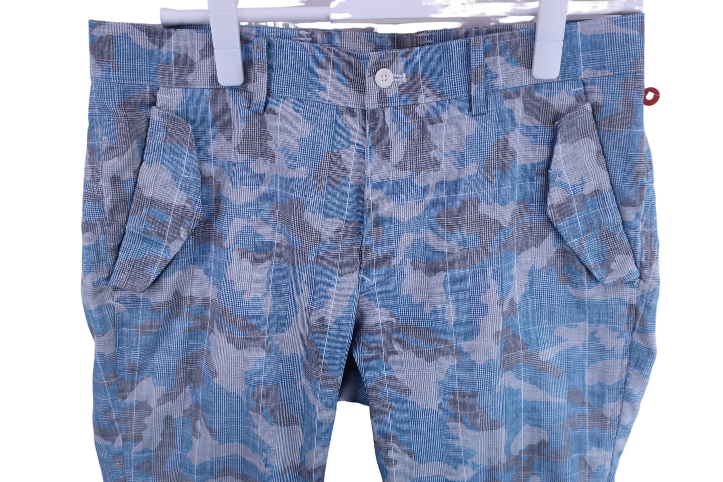 BEAMS GOLF(ビームスゴルフ) パンツ 青カモフラ柄 メンズ 44 A-2