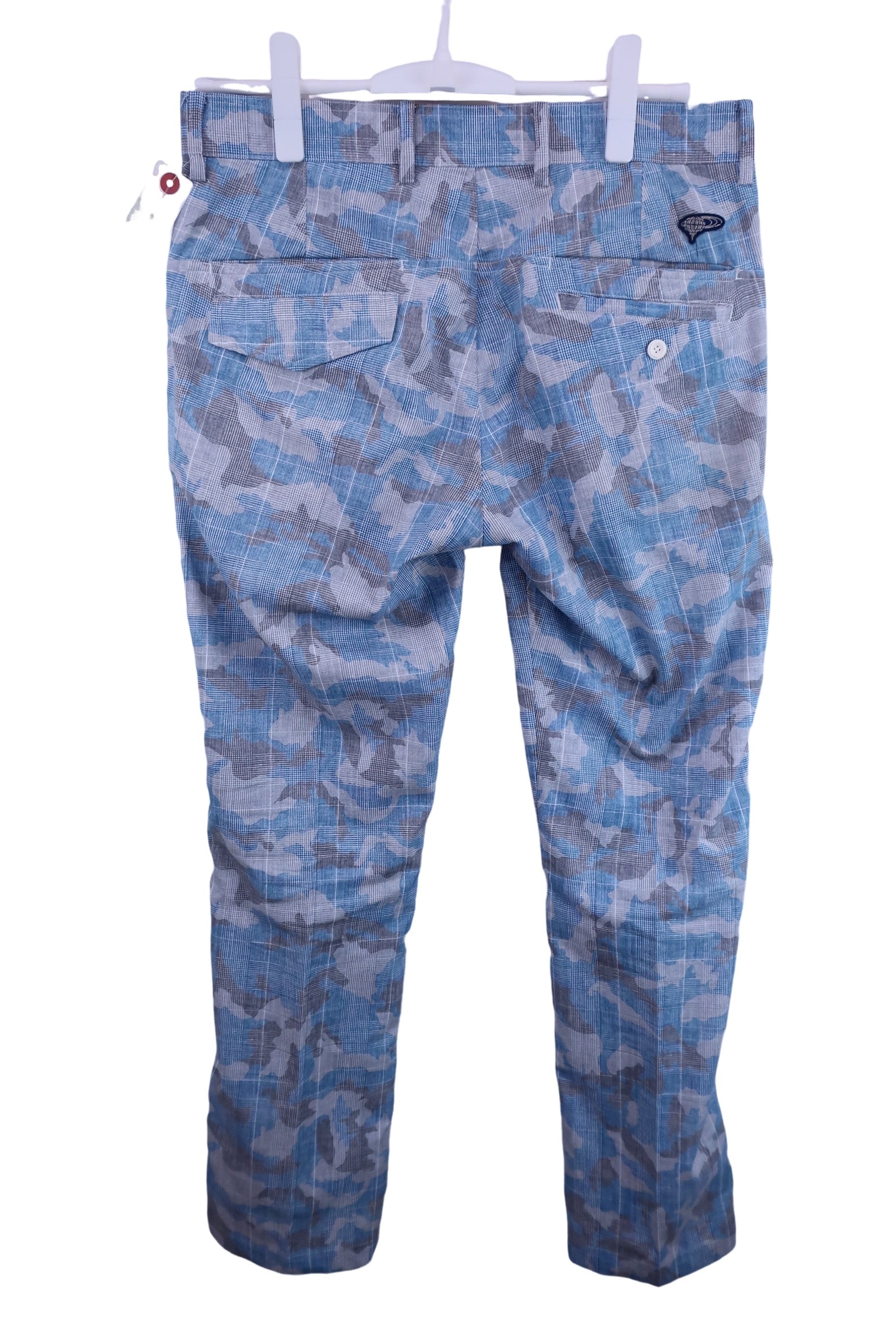 BEAMS GOLF(ビームスゴルフ) パンツ 青カモフラ柄 メンズ 44 A-4