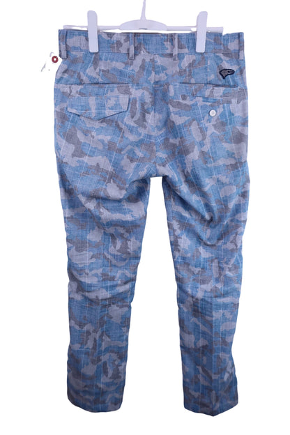 BEAMS GOLF(ビームスゴルフ) パンツ 青カモフラ柄 メンズ 44 A-4