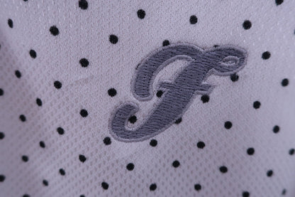 FILA GOLF(フィラゴルフ) ポロシャツ 白ドット柄 メンズ L B-4