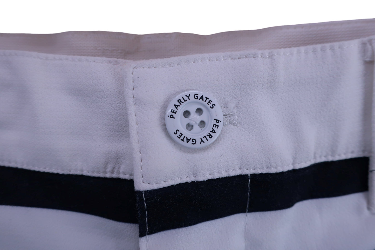 PEARLY GATES(パーリーゲイツ) ハーフパンツ 白ネイビーボーダー メンズ 6 053-0132515 B-3