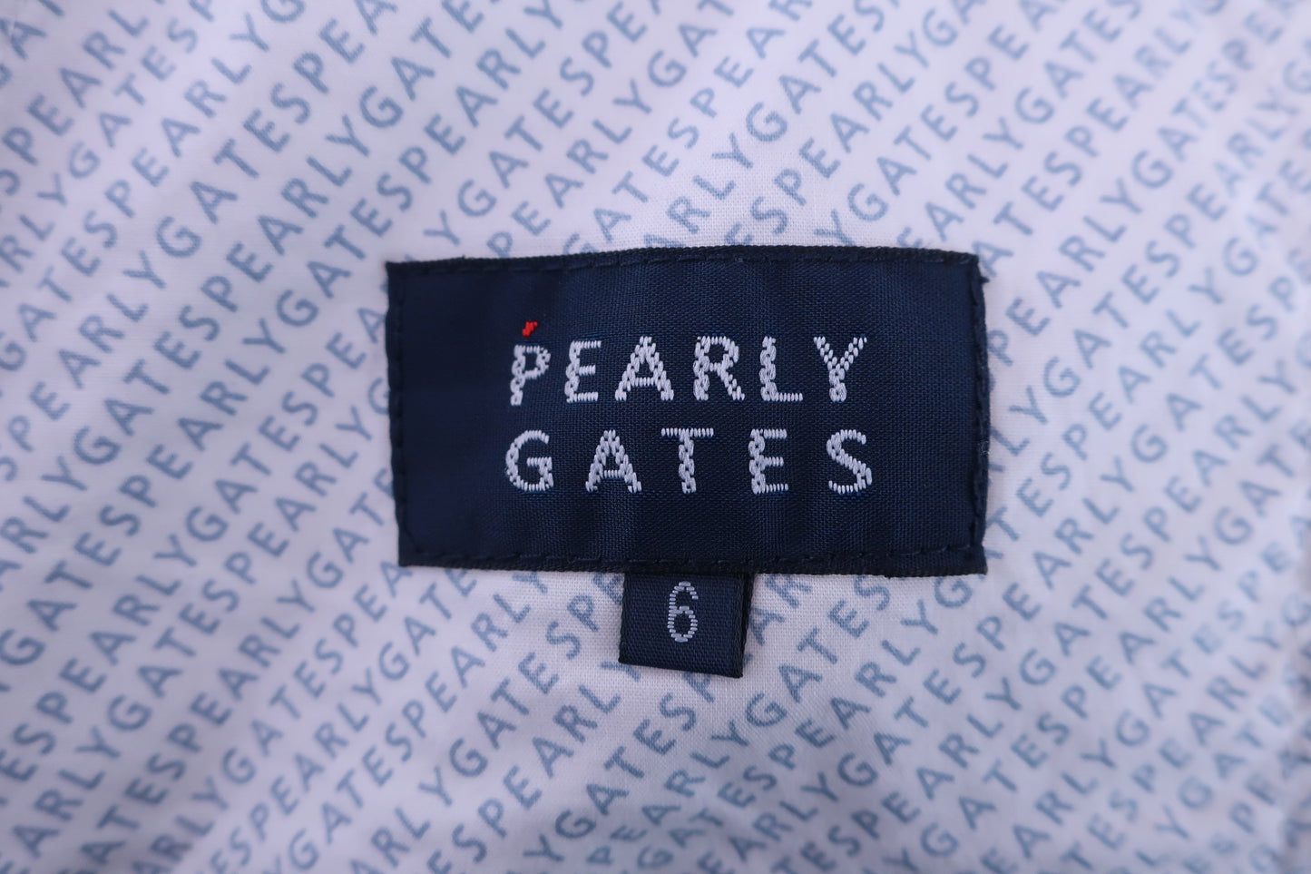 PEARLY GATES(パーリーゲイツ) ハーフパンツ 白ネイビーボーダー メンズ 6 053-0132515 B-7