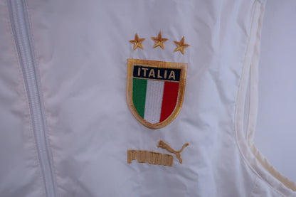 PUMA(プーマ) ジップアップベスト 白 メンズ L B-3