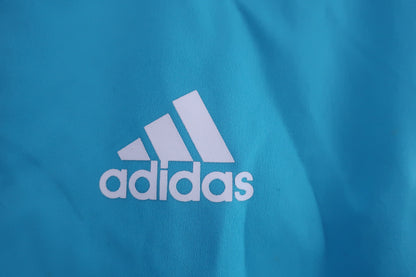 adidas(アディダス) ハーフジップシャツ 水色 メンズ L B-2