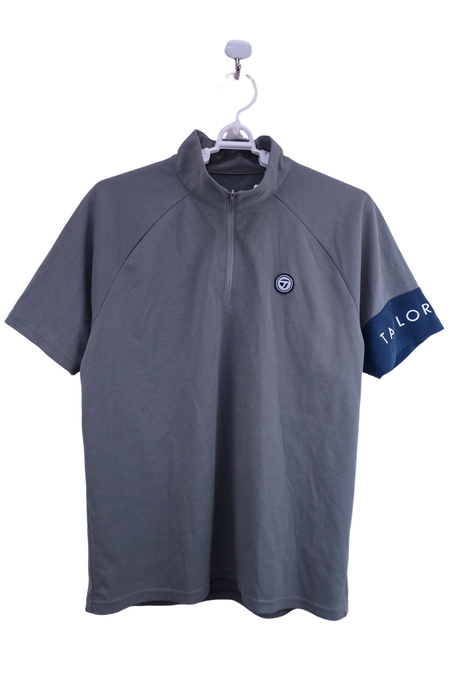 TaylorMade(テーラーメイド) ハーフジップシャツ グレー メンズ M B-1
