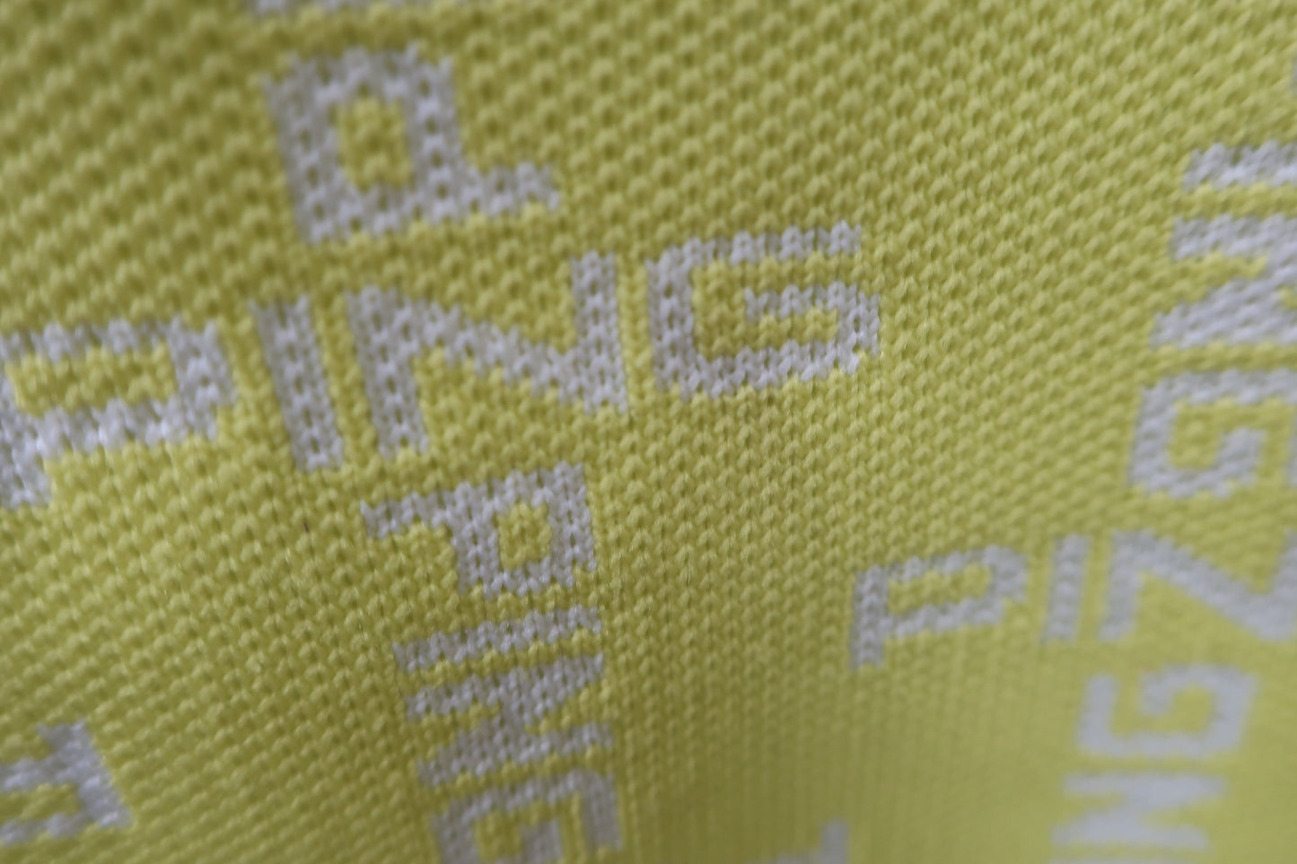 PING(ピン) トレーナー 黄色白文字柄 レディース S 622-3270890 A-3