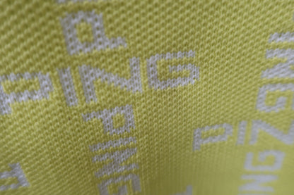 PING(ピン) トレーナー 黄色白文字柄 レディース S 622-3270890 A-3